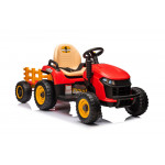 Elektrický traktor s vlečkou BBH-030 na diaľkové ovládanie 2,4G červená